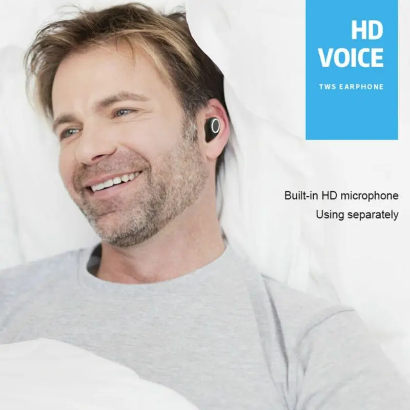 Bluetooth 5,0 гарнитура TWS беспроводные наушники Близнецы наушники 3D стерео гарнитуры