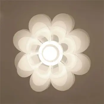 

Durable Ceiling Chandelier PVC Bedroom Loft Modern Lamp Lotus Chandelier DIY Puzzle Light AC110-240V Lampshade Nordic