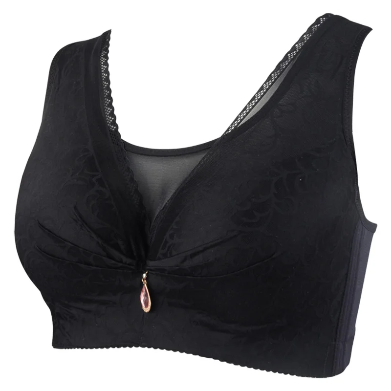 Для женщин bralette сексуальное женское белье укороченный топ bh minimizer нижнее белье кружева плюс размер push up 40 90 44 36 38 80DE плюс размер нижнее белье на косточках для девочек Свободная блузка Большие раз