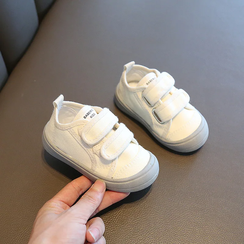 Kids Shoes Girl Boy 2022 Spring New Baby Canvas Shoes Cute Infant Casual Soft Bottom Non-slip Children Toddler Shoes 0-5 Yrs Old