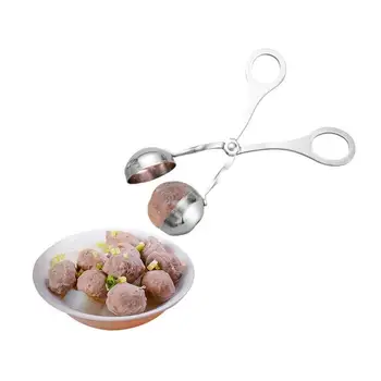 

Kitchen Convenient Meatball Maker Stainless Steel Stuffed Meatball Clip DIY Fish Meat Rice Ball Maker Meatball Mold Tools 2020