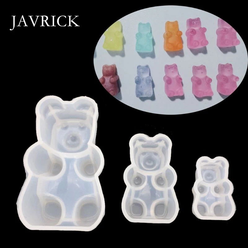 Силиконовая форма для конфет Gummy Bear торт шоколадный помадка смоляный инструмент