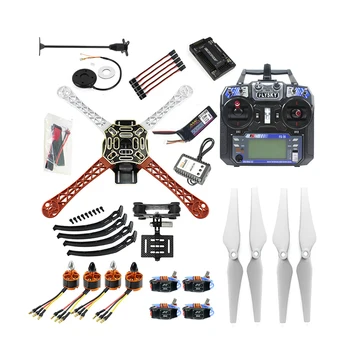 

Full Set RC DIY FPV Drone Quadrocopter Aircraft Kit F450-V2 Frame GPS Gimbal APM2.8 Flight Control Flysky FS-i6 Transmitter