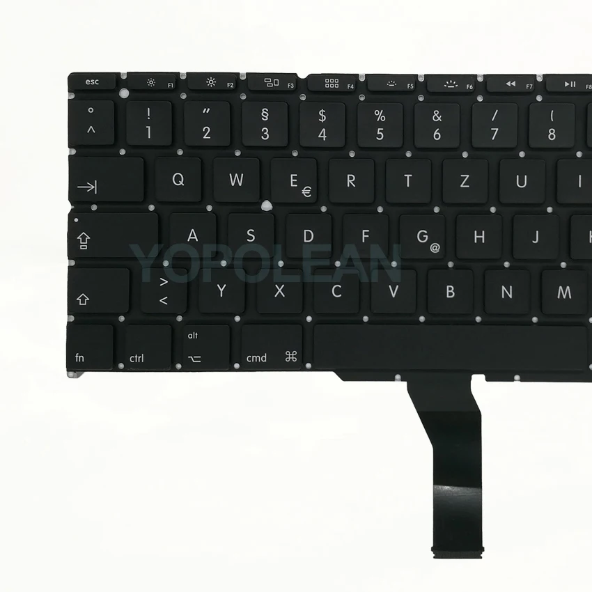 5 Pcs New Germany German Keyboard With Backlight For Macbook Air 11" A1465 A1370 2011- Years