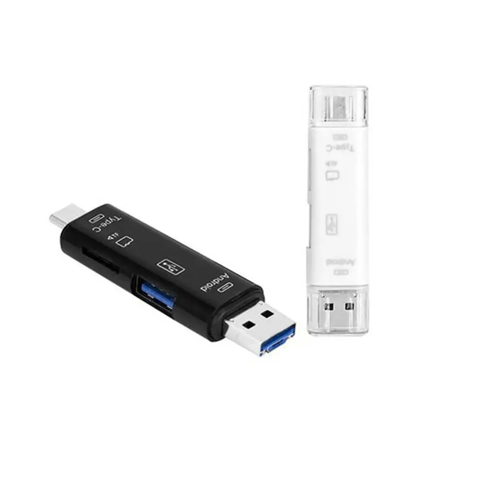 Usb флеш-накопитель type C Micro Sd Usb Otg адаптер 3 в 1 Usb-C флэш-накопитель Tf чтение для Android мобильного телефона