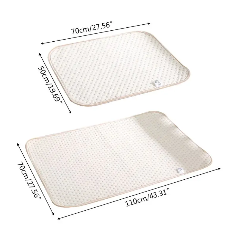 Водонепроницаемый детский пеленальный коврик, пеленальный коврик из хлопка для новорожденных