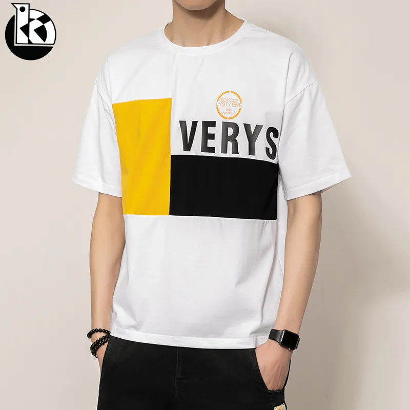 

KB Hip Hop Breathable Casual T Shirts Streetwear 2020 Summer Men Women Short Sleeve Tops Tees Male Fashion O-Neck Tshirts 3XL