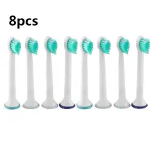 8 шт. насадки для зубных щеток для Philips/Sonicare сменные насадки для электрической зубной щетки подходят для Philips/Sonicare HX6024