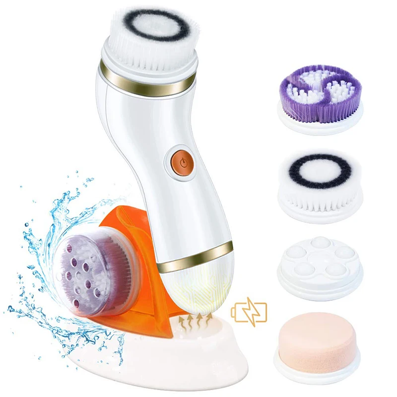 

Electric Facial cleansing Washing Brush Sonic Oil Blackhead Remover Face Body Exfoliator Tool Face Scrubber Cosmetics Removing