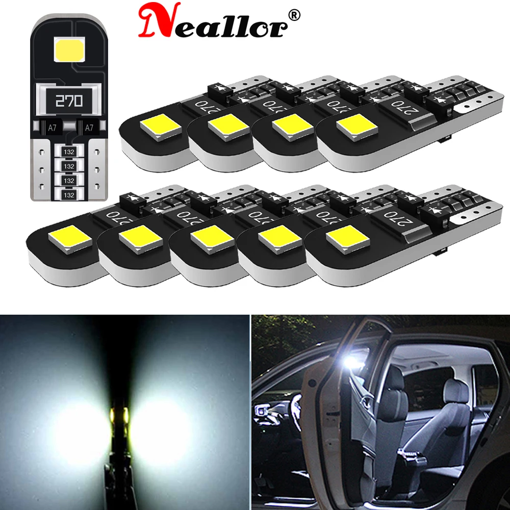 A Pack W5w T10 Led Car Parking Lights 12v For Opel Astra H J G Corsa D