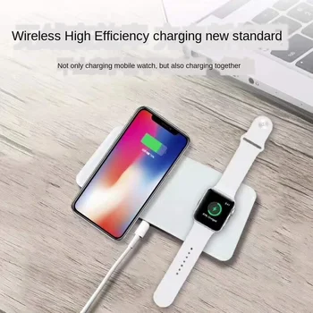 

SEMVIS for i Watch watch wireless charger two-in-one for iPhone X mobile phone 7.5w wireless charger can be wholesale