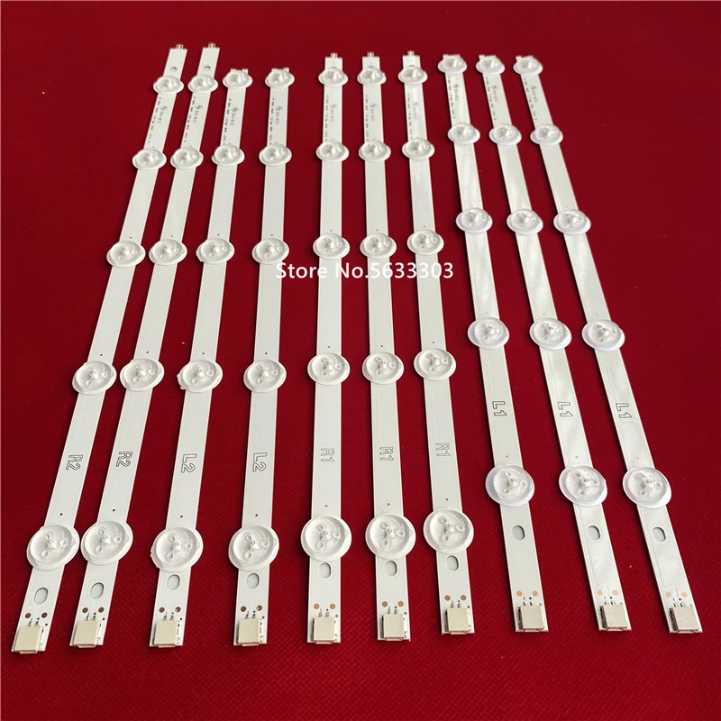 5 комплектов Светодиодная лента подсветка для LG 42LN540 42LN5400 42LN5403 42LA620V 42LA6218 42LA621S 42
