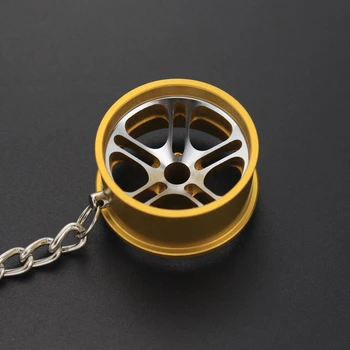 

MINI Key Chains For Keys Ring Holder Alloy Wheel Model Auto Accessories Gadgets Carabiner For Key Keychains Keyrings Trinket