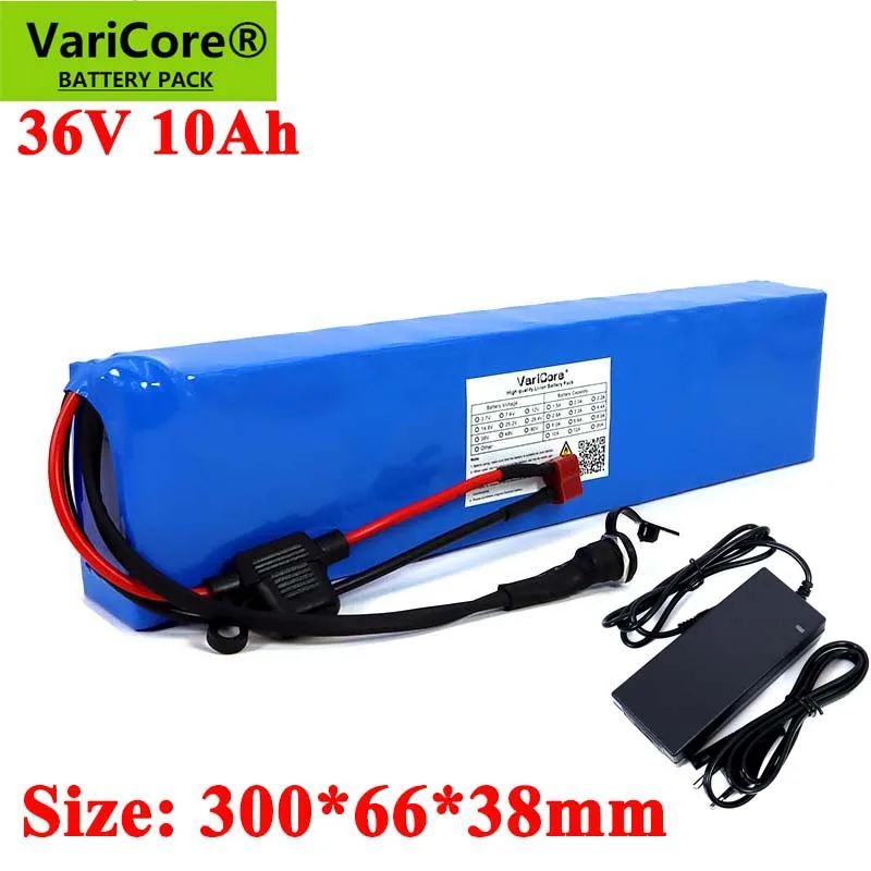 

36V 10.0Ah 18650 lithium battery pack built-in 30A BMS 600W 42V Charger