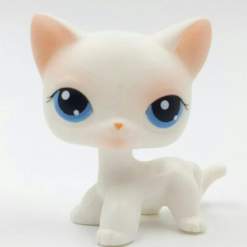 64 Лпс стоячки кошки собаки игрушки Lps кошка редкий pet shop игрушка стоит короткой шерсти Котенок Собака Такса колли спаниель great dane старая оригинальная Коллекционная фигурка - Цвет: 64