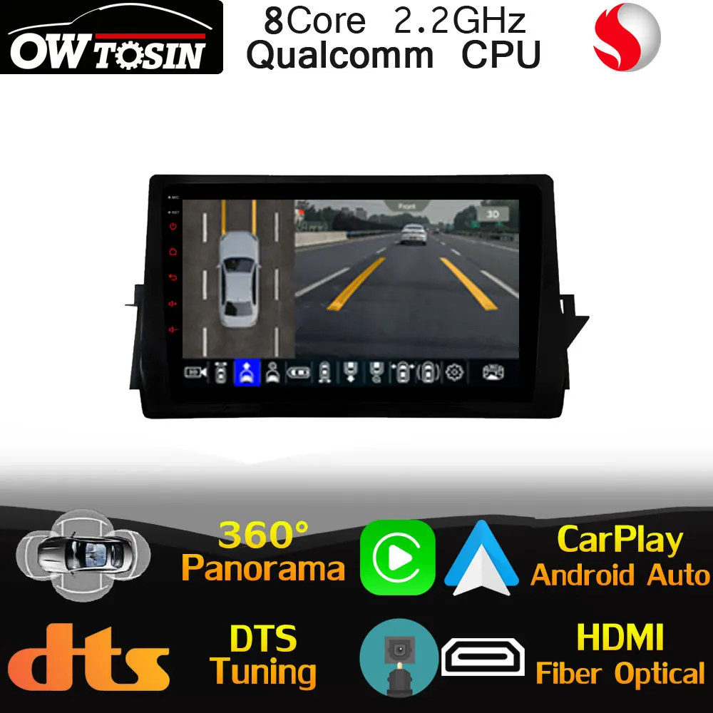Процессор Qualcomm Android для Toyota Camry XV70 2020-2021 автомобильный мультимедийный плеер CarPlay 360