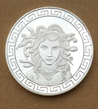 

Medusa One of the three succubuses of the ancient Greek mythology Collectible Craft Commemorative Coin Badge medal collection D