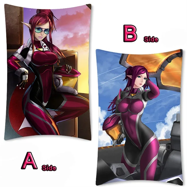 Аниме Макросс серии Макросс Frontier Cute Dakimakura длинная подушка для объятий Чехол Подушка для фанатов наволочка 2WAY 35x55 см - Цвет: 18