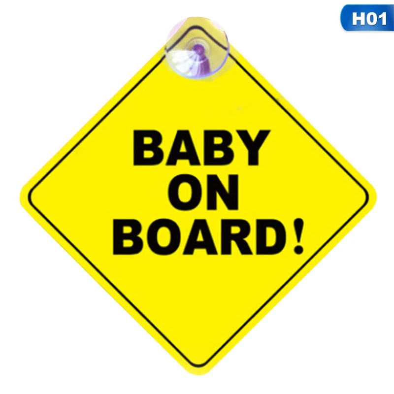 Baby ON BOARD Warning Safety Sign Stickers Car Sticker Vinyl Decal  For Body Door Window Sticker Car Styling