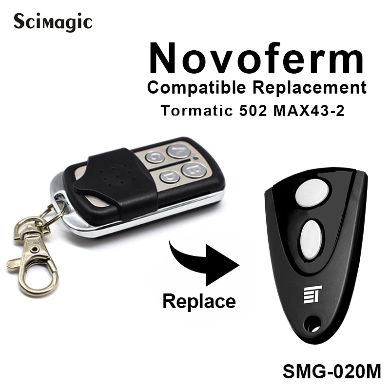 

NOVOFERM NOVOTRON 504 MAX43-4 502 MAX43-2 garage door remote control rolling code duplicator