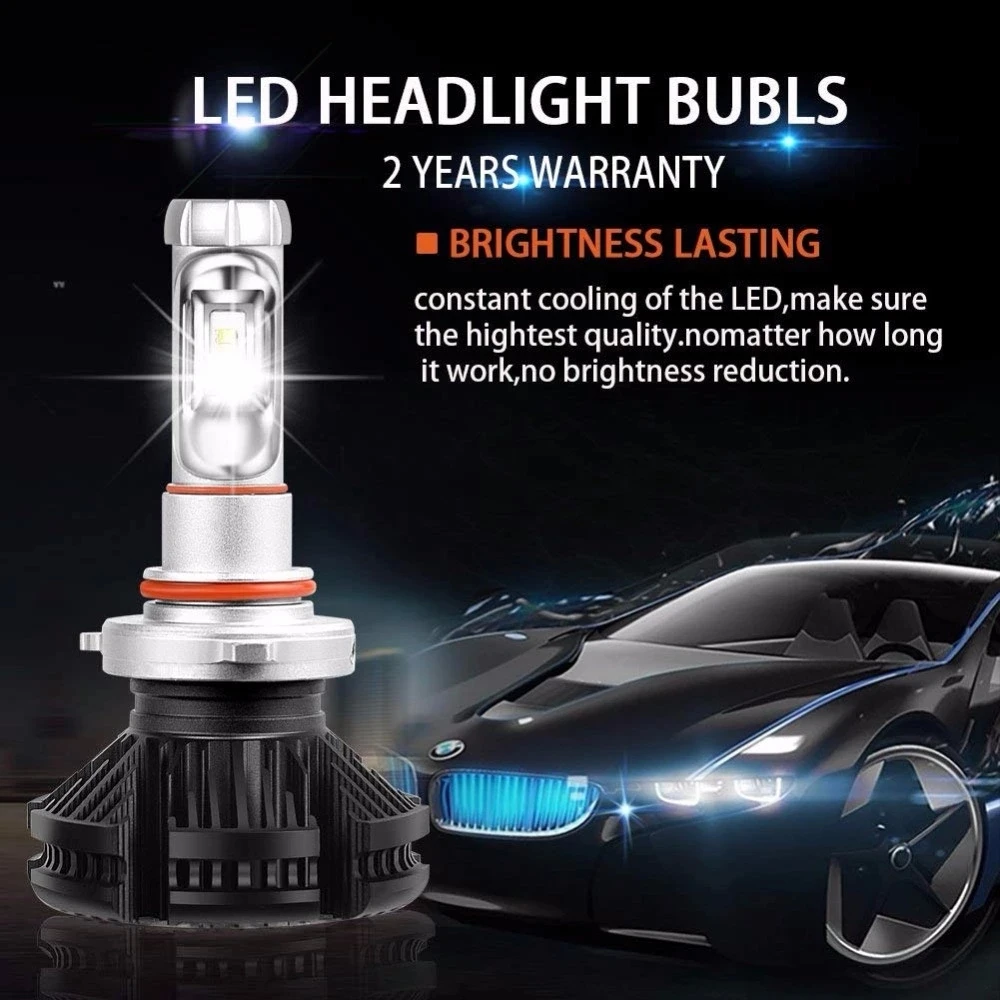 Auto Kit LED H7 6500K 8000LM H1 H8 H3 H8 H9 H11 9005 HB4 H13 Car Led Bulbs X3 LED Headlight 6000LM 50W H4 Bulb Bright lamp Light.111