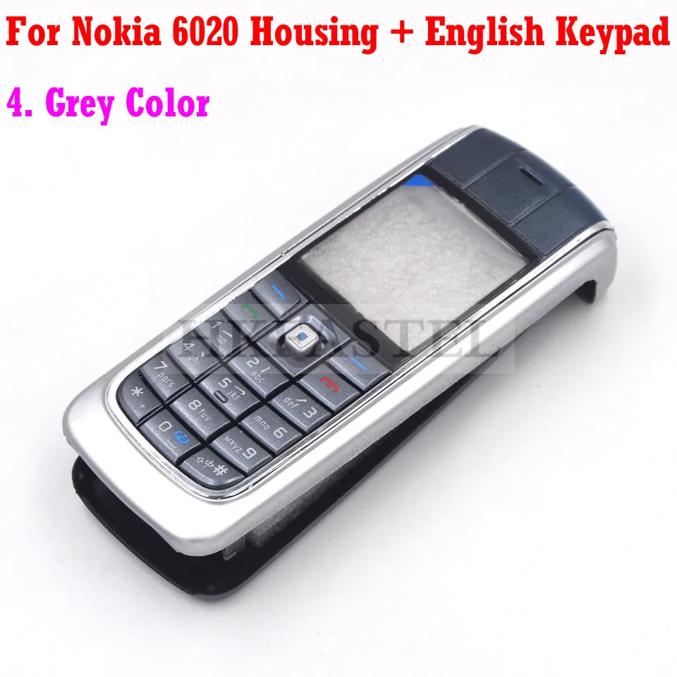 HKFASTEL новый корпус клавиатуры для Nokia 6020 передний ЖК дисплей рамка Крышка задняя