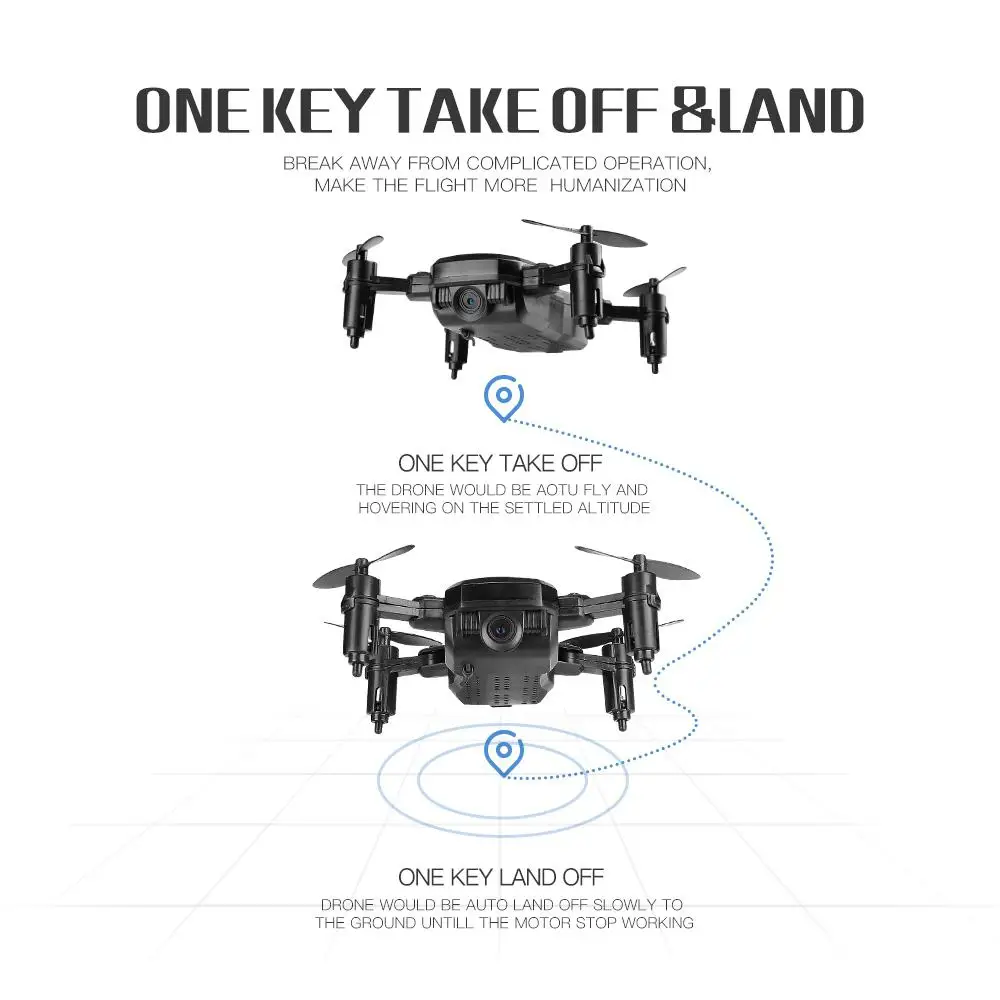 LF606 мини удерживающий высоту Радиоуправляемый Дрон с камерой HD Wifi FPV Квадрокоптер Дрон Радиоуправляемый вертолет VS Z1/JDRC JD-16/HDRC D2/SM M1