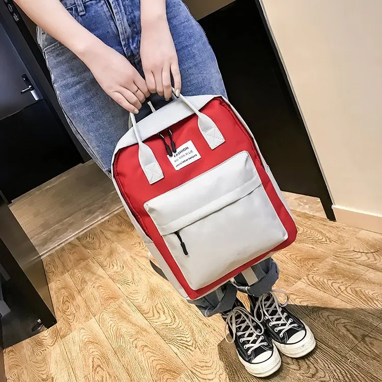 

Bag College Style School Bag New Style Korean-style Hand Shoulder Multi-functional Backpack Secondary School Young STUDENT'S Bac
