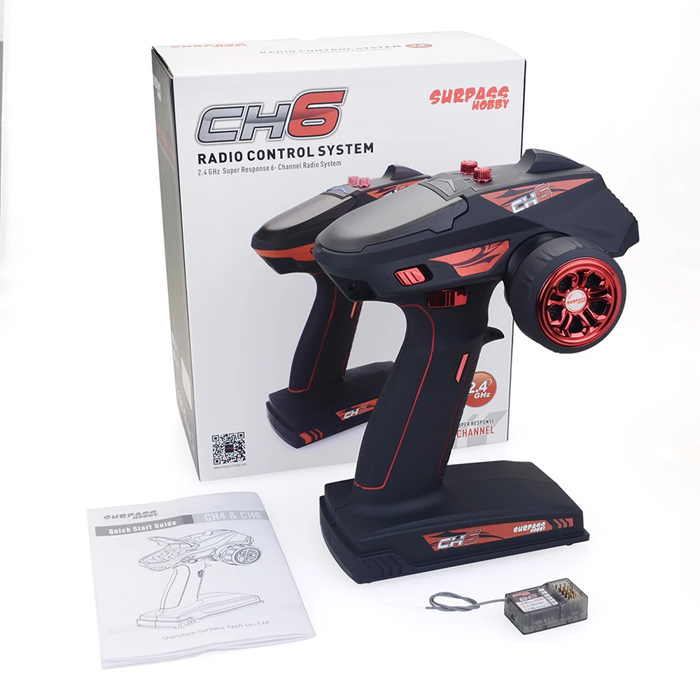 Surpasshobby – système Radio 2.4GHz Super réponse 4CH 5CH 6CH 6chfg, émetteur pour voiture bateau RC avec récepteur pour réservoir