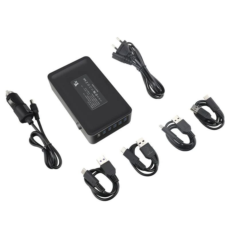6 in 1ANAFI UAV battery multi-function charger multi-battery balance fast charger adapter and car charger 20N6