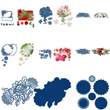 

Tattered Lace Crown Rose Frame Setmetal Cutting Dies For Diy Scrapbooking Crafts Stencils Maker Photo Album Template 2021