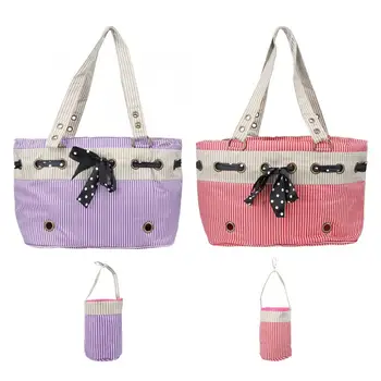 

Dog Carrier Bag Portable Outdoor Pet Carrier Shoulder Bags Travel Bag Soft Breathable Dog Cat Carrier Bag with Snacks Bag