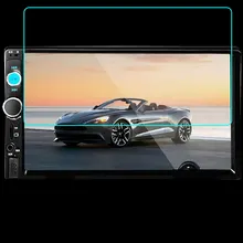 153x85 мм Универсальный экранный протектор из закаленного стекла для Podofo 2 din Автомобильный мультимедийный плеер 7010B аудио стерео радио " HD MP5