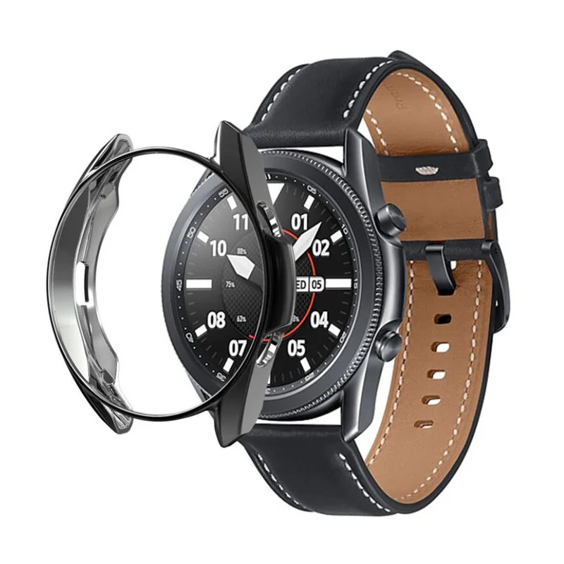 Мягкий защитный чехол из ТПУ на весь экран стекла рамка для Samsung Watch 3 Galaxy 41 мм/45 мм