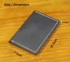Luxury Handmade Genuine Leather Business Card Holder Men Leather Credit Card Case Small Women Card ID Holder Cover Card Wallet 2