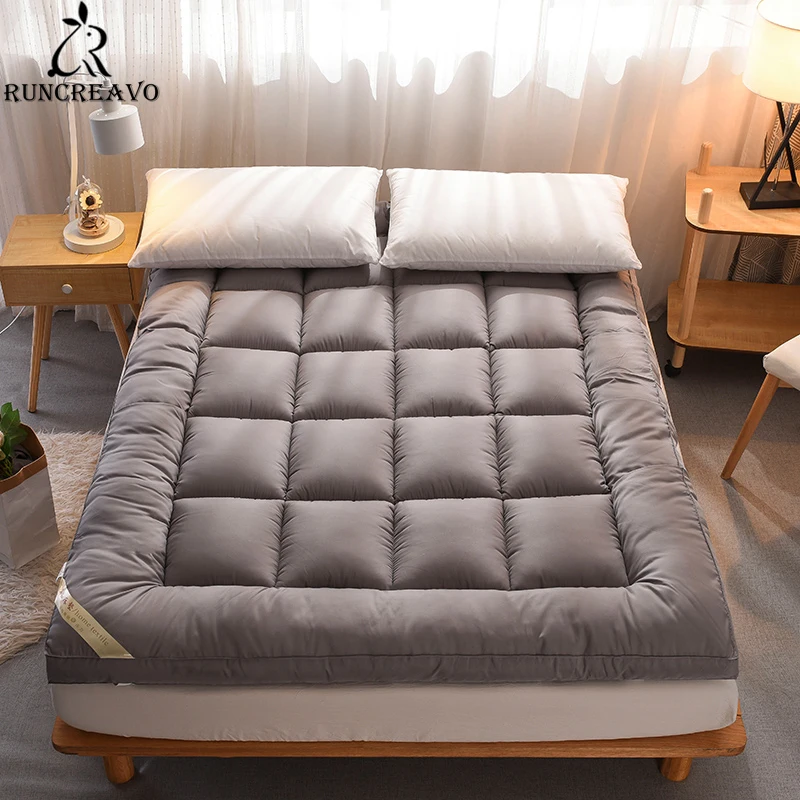 Мягкий удобный складной матрас с одной двойной татами толстый топпером 10 см для