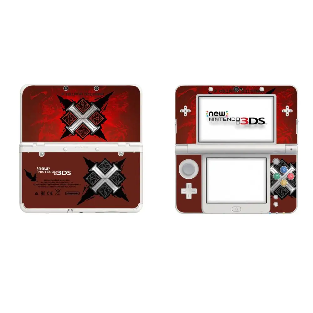 Наклейка на весь корпус Monster Hunter наклейка кожу для Nintendo NEW 3DS s нового виниловая