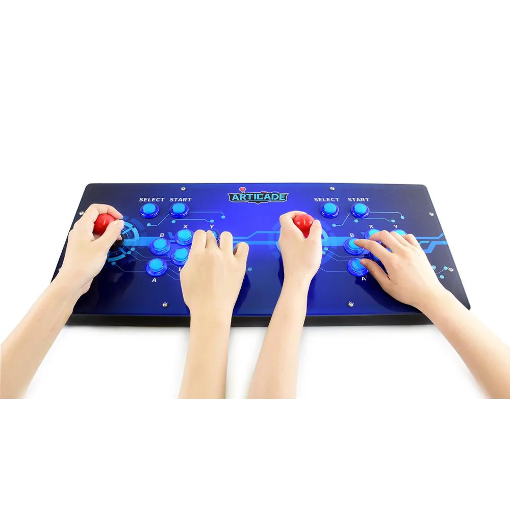 ShenzhenMaker Waveshare Arcade-C-2P, аркадная консоль работает от Raspberry Pi, 2 игрока