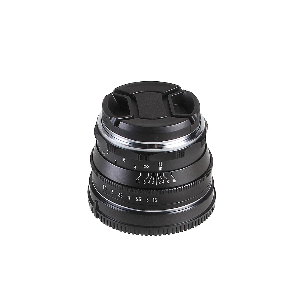 

35mm F/1.6 Manual Focus MF Prime Lens for Canon EF-M Mount Mirrorless Camera M5 M50 M6 M10 M100