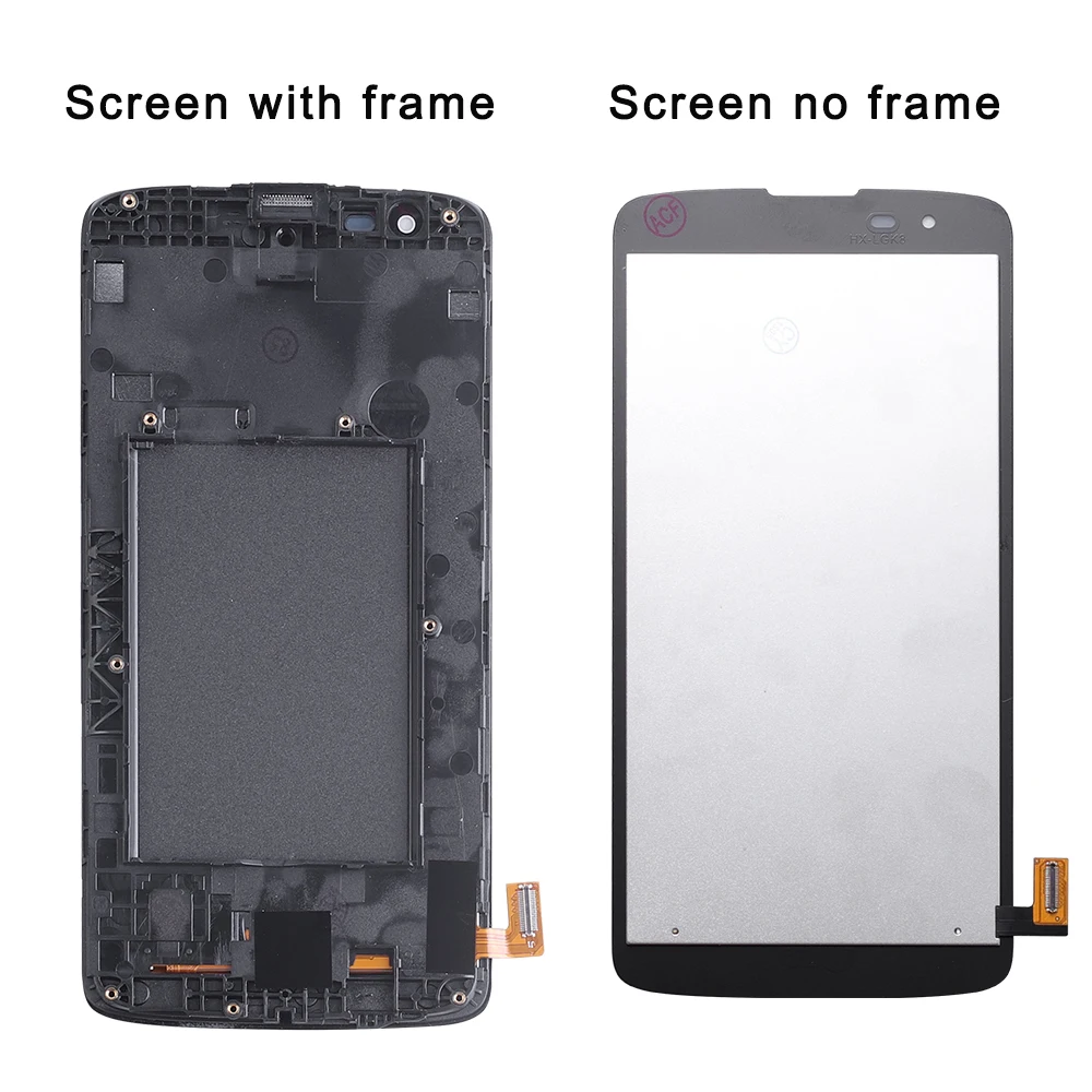 Tanie Nowy 5.0 LCD do LG K8 LTE K350N K350E K350DS wyświetlacz LCD z montaż digitizera ekranu dotykowego