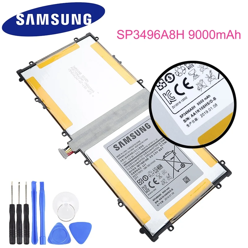 Сменный аккумулятор samsung SP3496A8H для samsung Google Nexus 10 GT-P8110 HA32ARB аутентичный планшет аккумулятор 9000 мАч