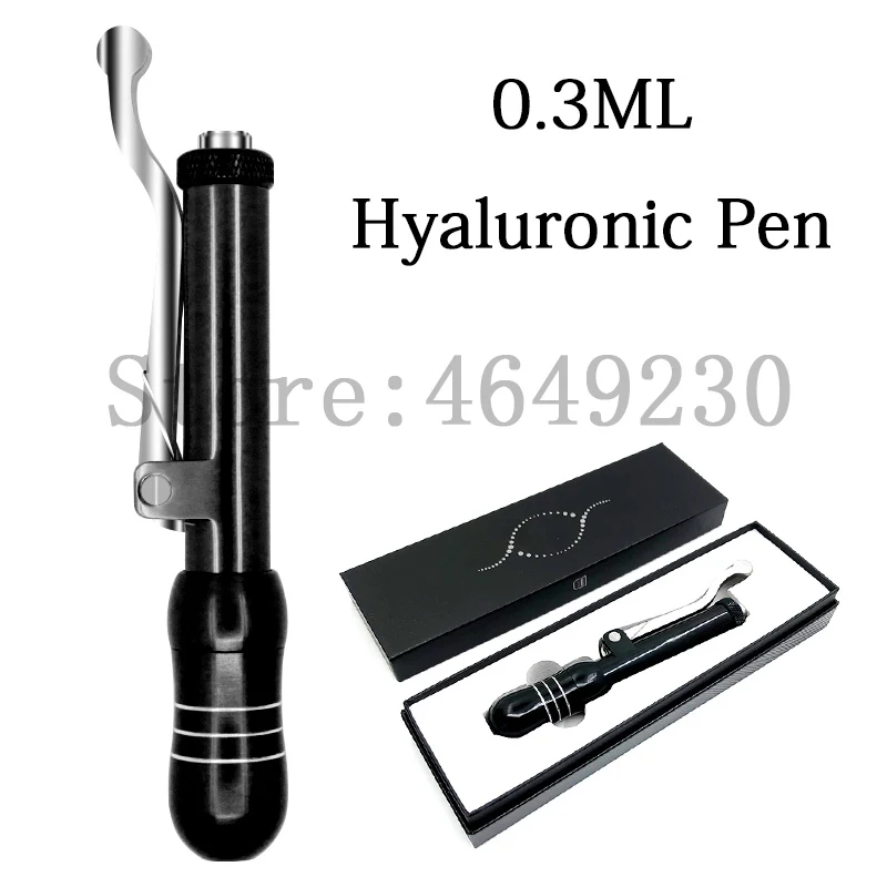 

High quality Hyaluronic Inject Pen Massage Atomizer Pen Kit High Pressure Acid Micro Guns Anti Wrinkle Water Syringe Needle