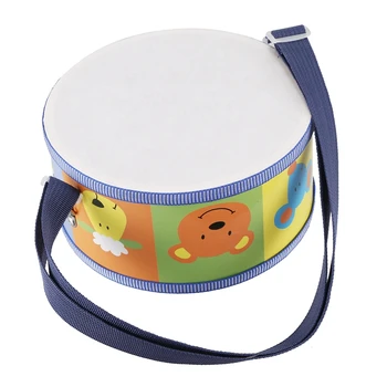 

SEWS-Wooden Drum Music Instrument for Children with Colorful Animals, Straps and Drumsticks