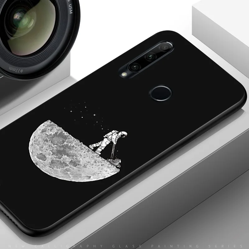 TPUBLK503 Чехол для huawei Honor 10 Lite, черный чехол из ТПУ для Honor 10 10i Universe, чехол для телефона, защитный бампер на Honor 10i - Цвет: TPUBLK503