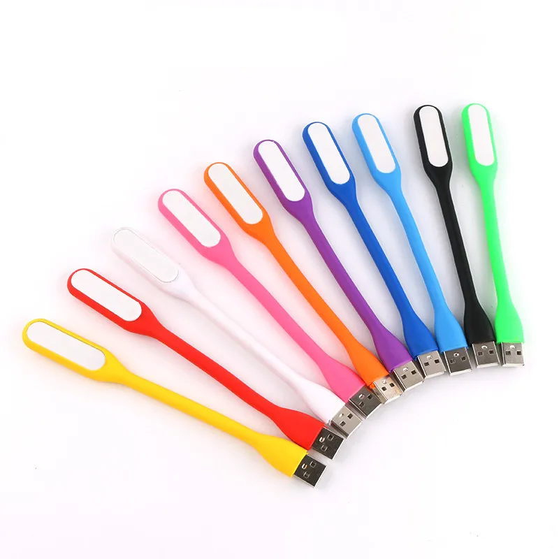 

1pc Mini Portable USB LED Lamp Super Bright Book Light Reading Lamp for Power Bank PC Laptop Notebook Book Light 9 Colors
