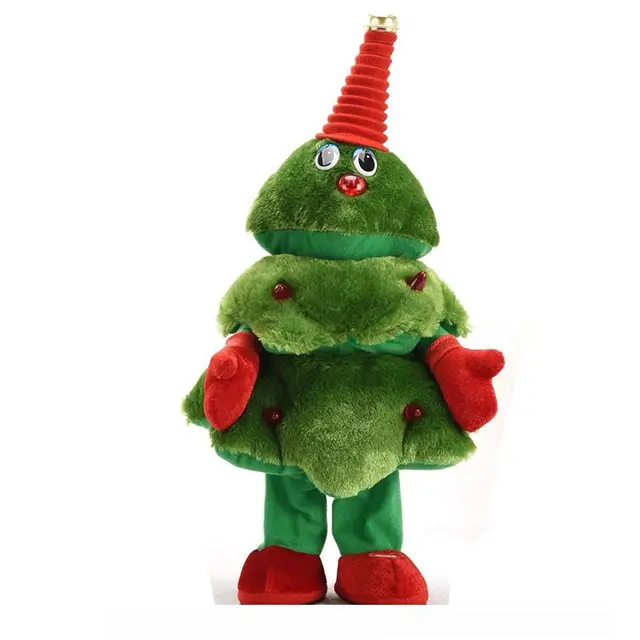 Singing Christmas Tree 2022 2022 2022 Electric Christmas Tree Toy For Kids Dancing Singing Christmas  Tree Plant Shape Gift Plush Toys For Children – Kid Gift Mall