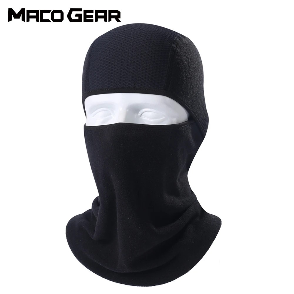 

Outdoor Fleece Balaclava Full Face Mask Warmer Cycling Thermal Hood Liner Sports Ski Bicycle Biker Snowboard Winter Face Shield
