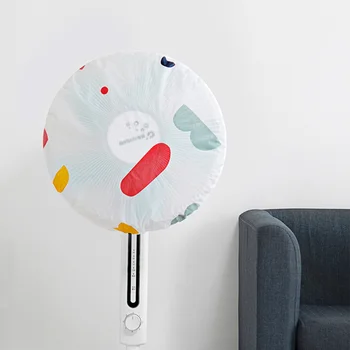 

Washable Floor Fan Dust Cover Fan Protection Cover Reusable Accessories Supplies(Geometric)