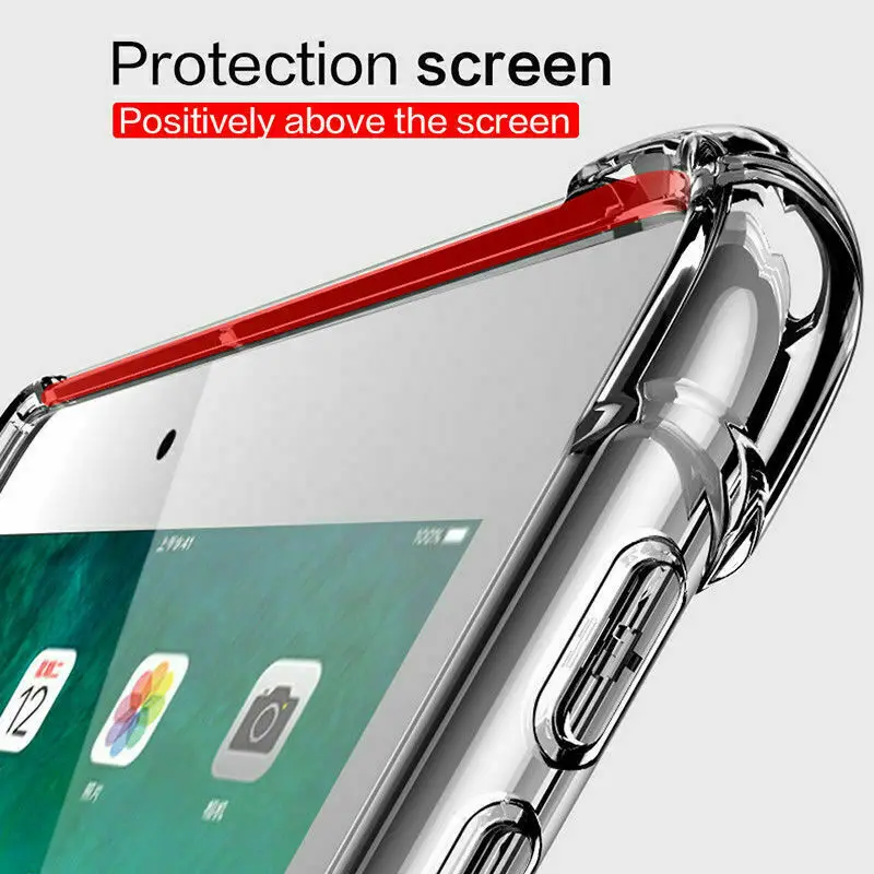 Подходит для huawei MediaPad Tablet M3 M5 T3 T5 противоударный прозрачный мягкий силиконовый прозрачный гелевый Чехол