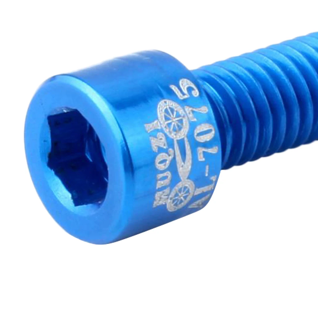 8 шт. легкие M5x17mm велосипедные болты крепежные MTB дорожный велосипедный сплав стержневые Винты Запчасти компоненты